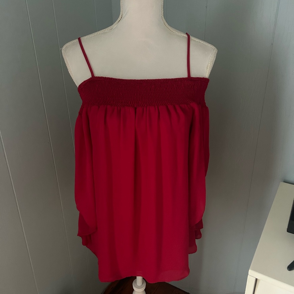 Parker Smocked off the Shoulder Top NWT